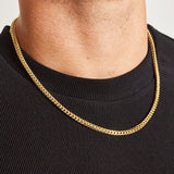 WHEAT CHAIN 5MM [18K GOLD]