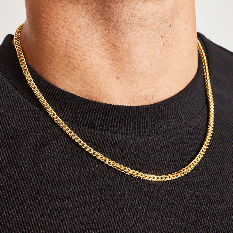 WHEAT CHAIN 5MM [18K GOLD]