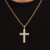 DIAMOND CROSS PENDANT [18K GOLD]