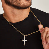 DIAMOND CROSS PENDANT [18K GOLD]