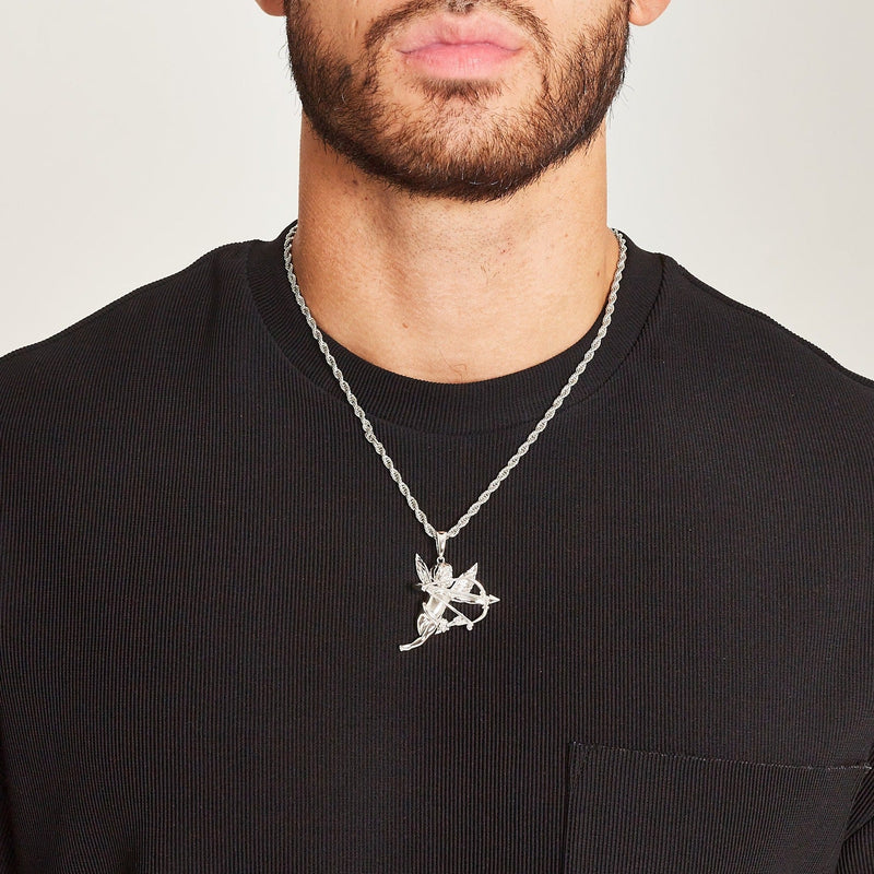 CUPID PENDANT [18K WHITE GOLD]