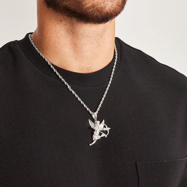 CUPID PENDANT [18K WHITE GOLD]