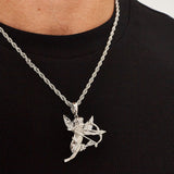 CUPID PENDANT [18K WHITE GOLD]