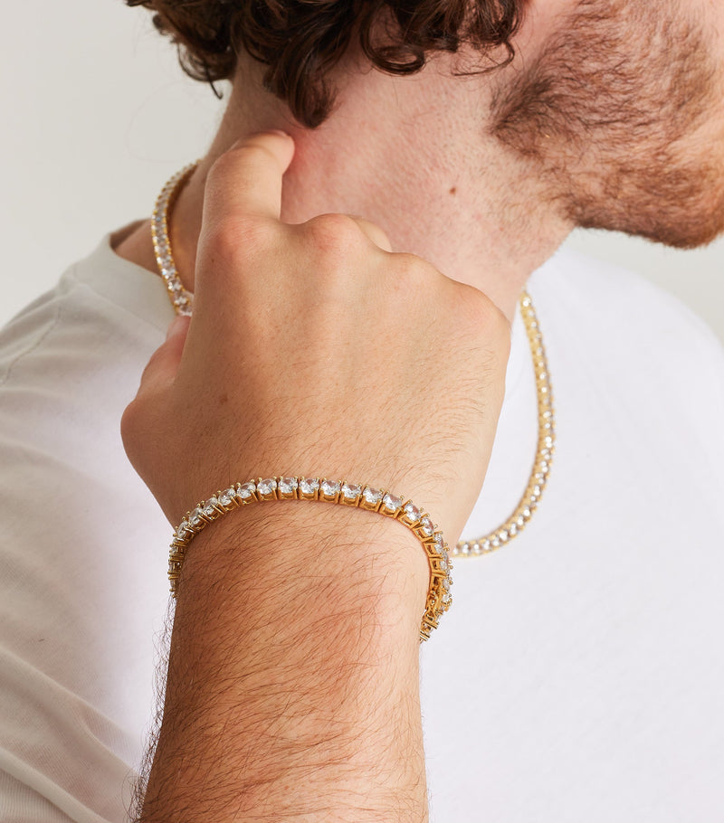 TENNIS BRACELET [18K GOLD] 5MM