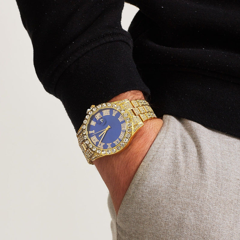 PRUSSIAN BLUE ROMAN NUMERALS