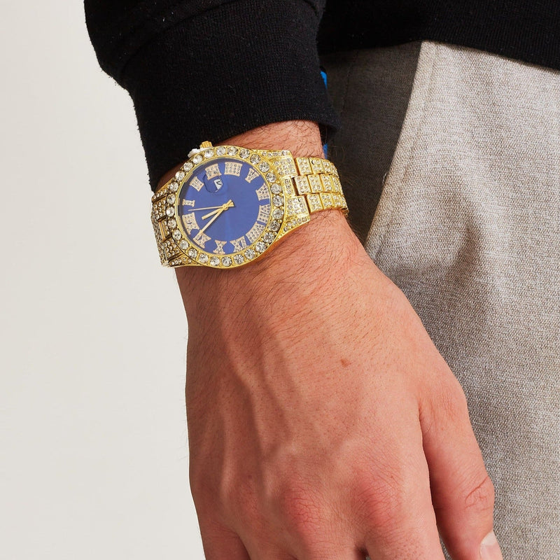 PRUSSIAN BLUE ROMAN NUMERALS