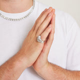 STAR RING [18K WHITE GOLD]