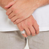 STAR RING [18K WHITE GOLD]