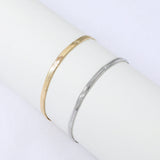 WOMENS HERRINGBONE BRACELET [18K GOLD] 3MM