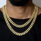 ICED CUBAN CHAIN [18K GOLD] 14MM