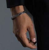 MIAMI CUBAN BRACELET [18K WHITE] 7MM
