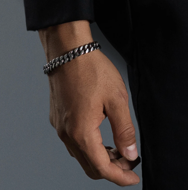 MIAMI CUBAN BRACELET [18K WHITE] 7MM