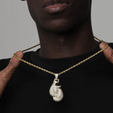 ICED BOXING GLOVES PENDANT [18K GOLD]