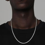 TENNIS CHAIN [18K WHITE GOLD] 5MM