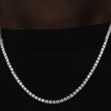 TENNIS CHAIN [18K WHITE GOLD] 5MM