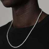 TENNIS CHAIN [18K WHITE GOLD] 5MM