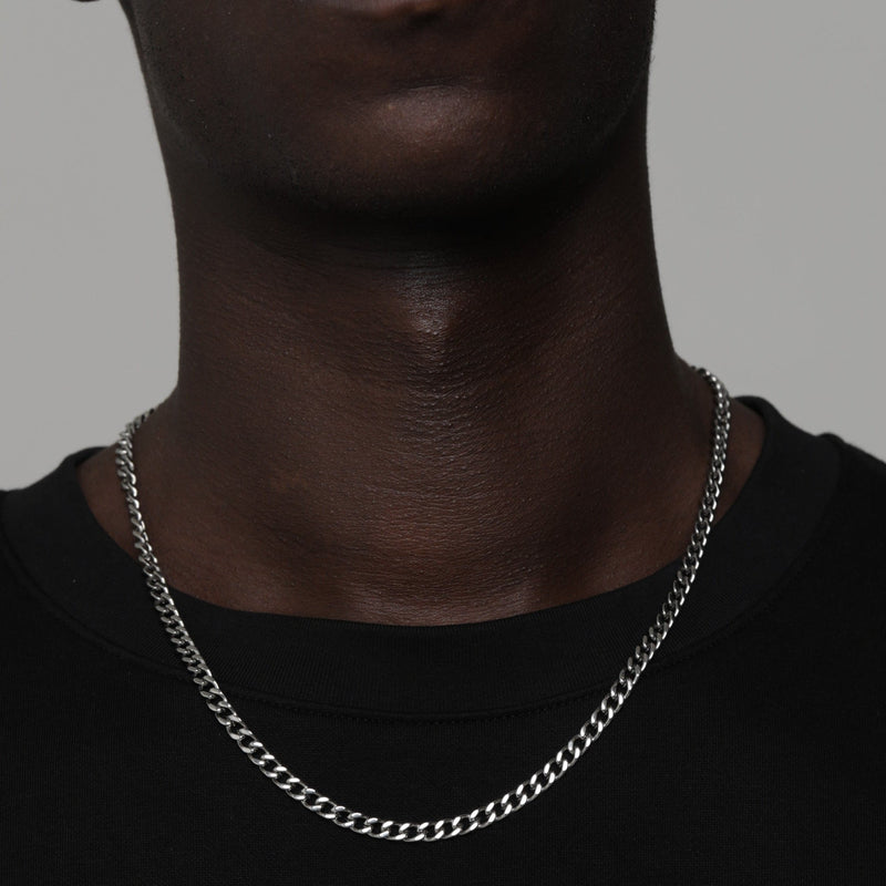 MIAMI CUBAN CHAIN [18K WHITE GOLD] 5MM