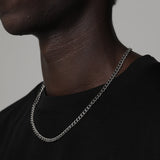 MIAMI CUBAN CHAIN [18K WHITE GOLD] 5MM