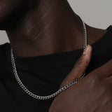 MIAMI CUBAN CHAIN [18K WHITE GOLD] 5MM