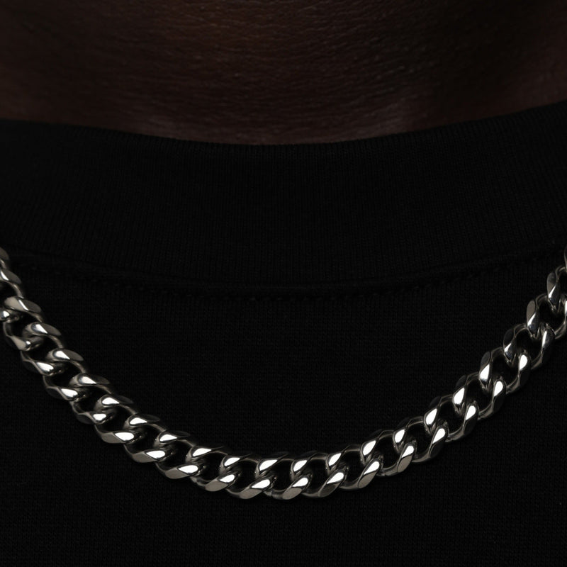 MIAMI CUBAN CHAIN [18K WHITE GOLD] 7MM