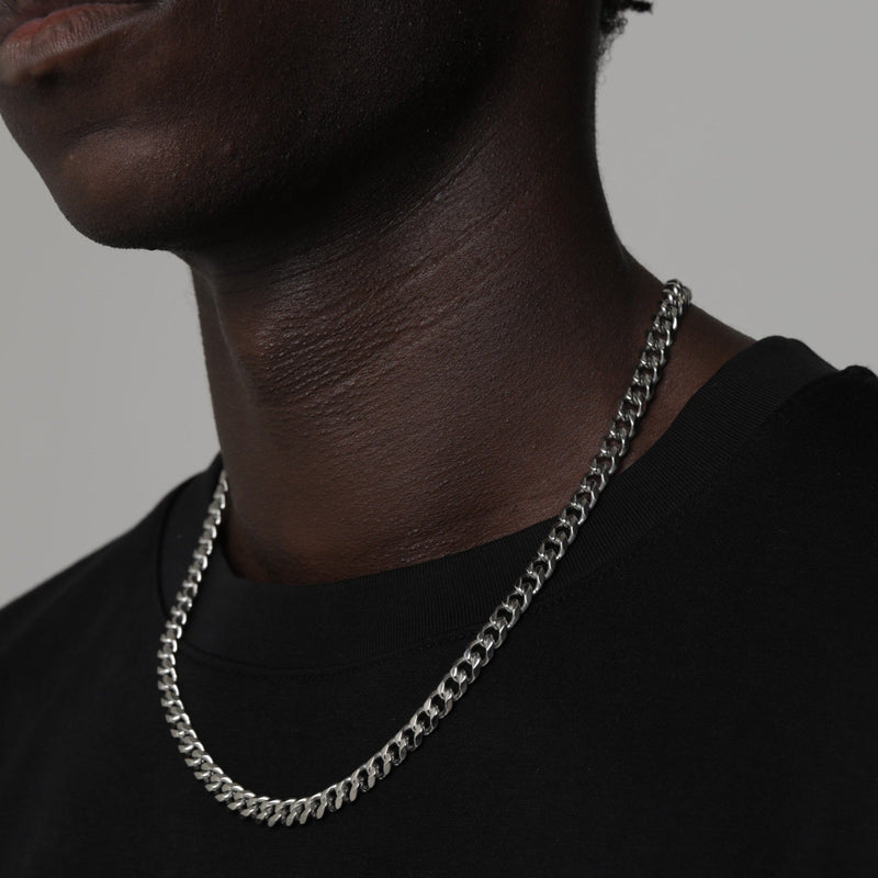 MIAMI CUBAN CHAIN [18K WHITE GOLD] 7MM