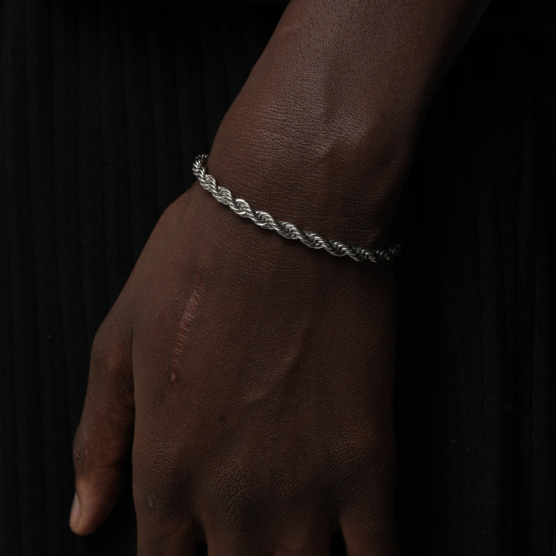 ROPE BRACELET [18K WHITE GOLD] 5MM