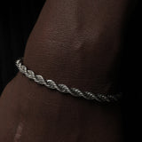 ROPE BRACELET [18K WHITE GOLD] 5MM