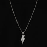 ICED BOLT PENDANT [18K GOLD]