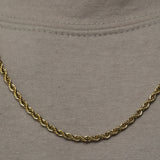 ROPE CHAIN [18K GOLD] 3MM