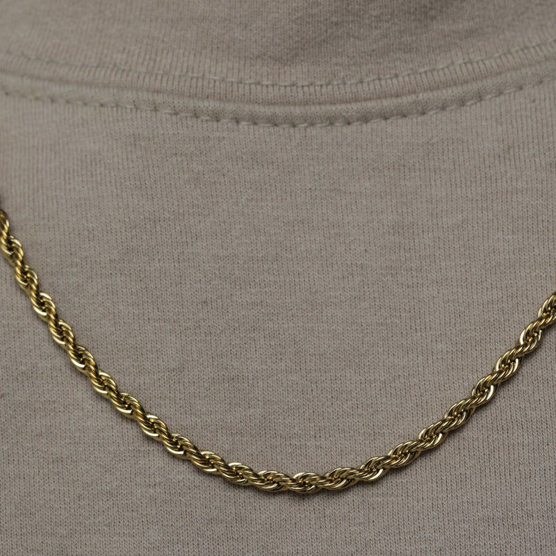 ROPE CHAIN [18K GOLD] 3MM