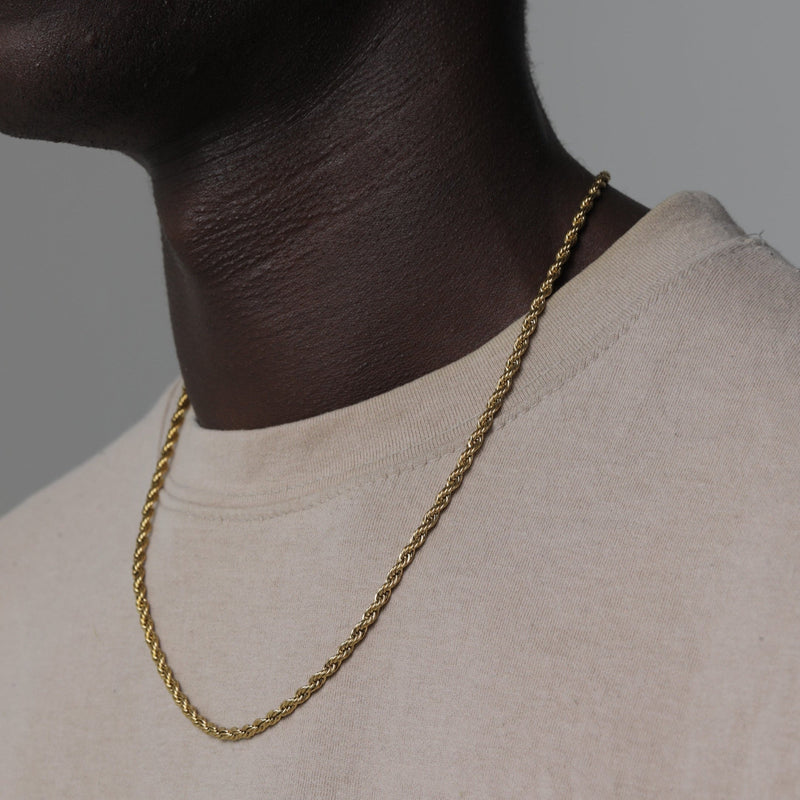 ROPE CHAIN [18K GOLD] 3MM