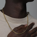ROPE CHAIN [18K GOLD] 3MM