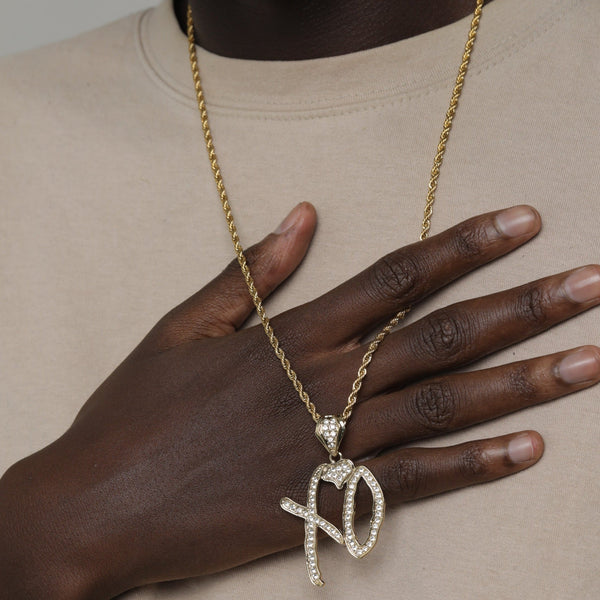 ICED XO PENDANT [18K GOLD]