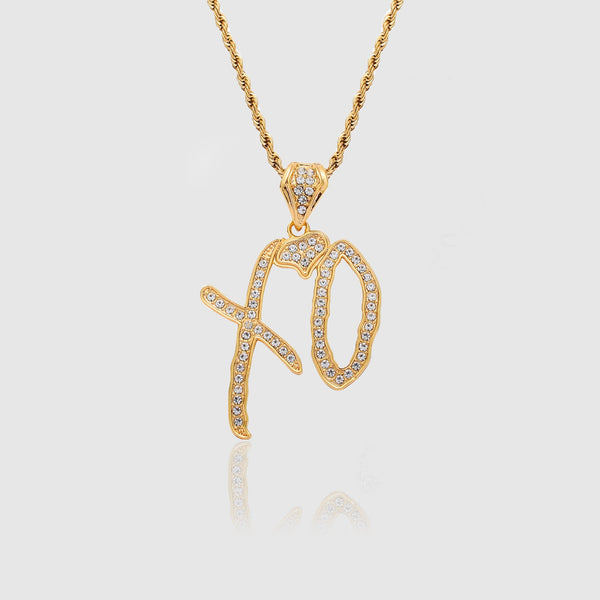 ICED XO PENDANT [18K GOLD]