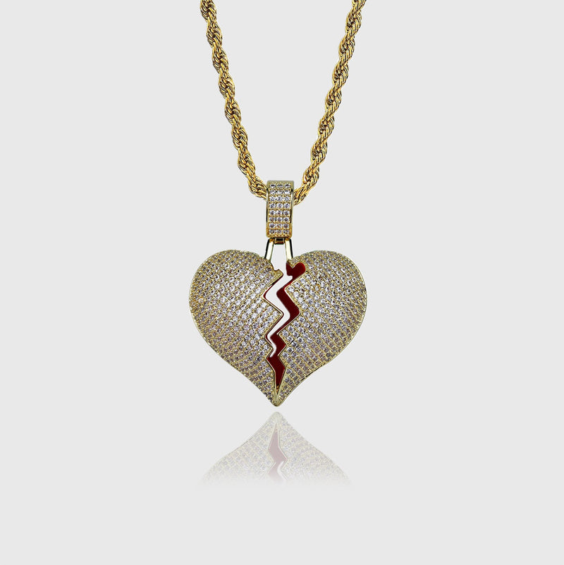 BROKEN HEART PENDANT [18K GOLD]