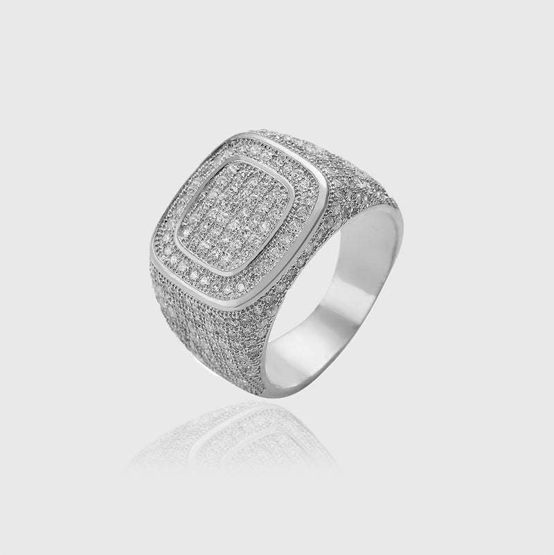 ICED CHAMPIONS RING [18K WHITE GOLD]