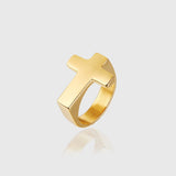 CROSS RING [18K GOLD]