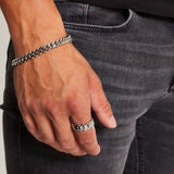 CUBAN RING [18K WHITE GOLD]