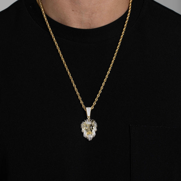ICED LION PENDANT [18K GOLD]
