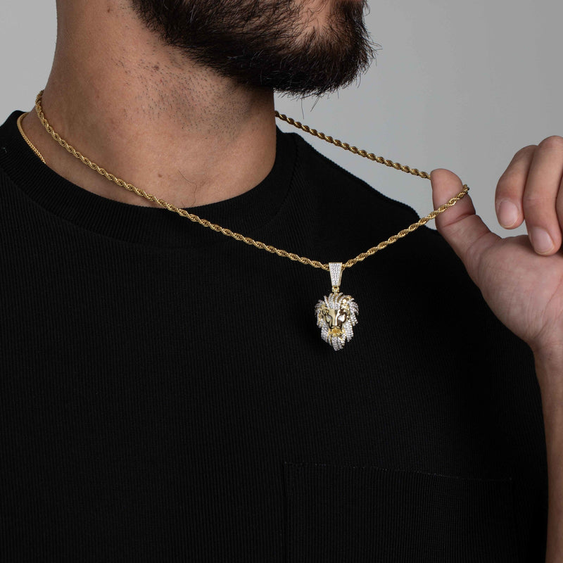 ICED LION PENDANT [18K GOLD]