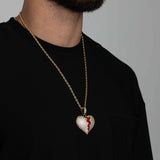 BROKEN HEART PENDANT [18K GOLD]