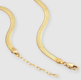 WOMEN'S HERRINGBONE CHAIN [18K GOLD] 6MM