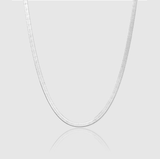 WOMEN'S HERRINGBONE CHAIN [18K WHITE GOLD] 3MM
