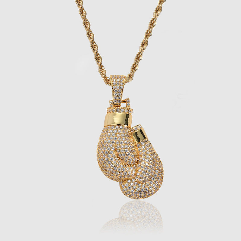 ICED BOXING GLOVES PENDANT [18K GOLD]