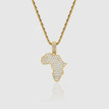 ICED AFRICAN PENDANT [18K GOLD]