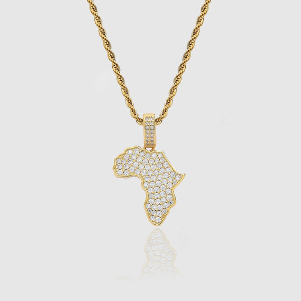 ICED AFRICAN PENDANT [18K GOLD]