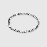 MIAMI CUBAN BRACELET [WHITE GOLD] 5MM - Malvos
