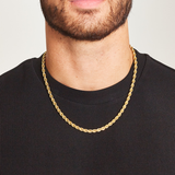 ROPE CHAIN [18K GOLD] 5MM