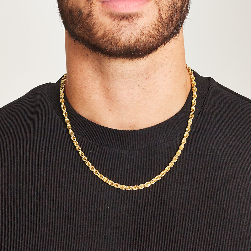 ROPE CHAIN [18K GOLD] 5MM