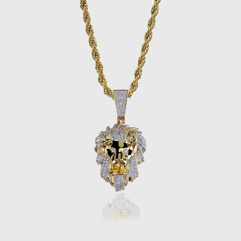 ICED LION PENDANT [18K GOLD]